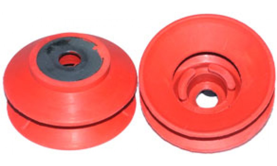 80mm Vulcanized bellows suction cup fitting without thread (1.5)