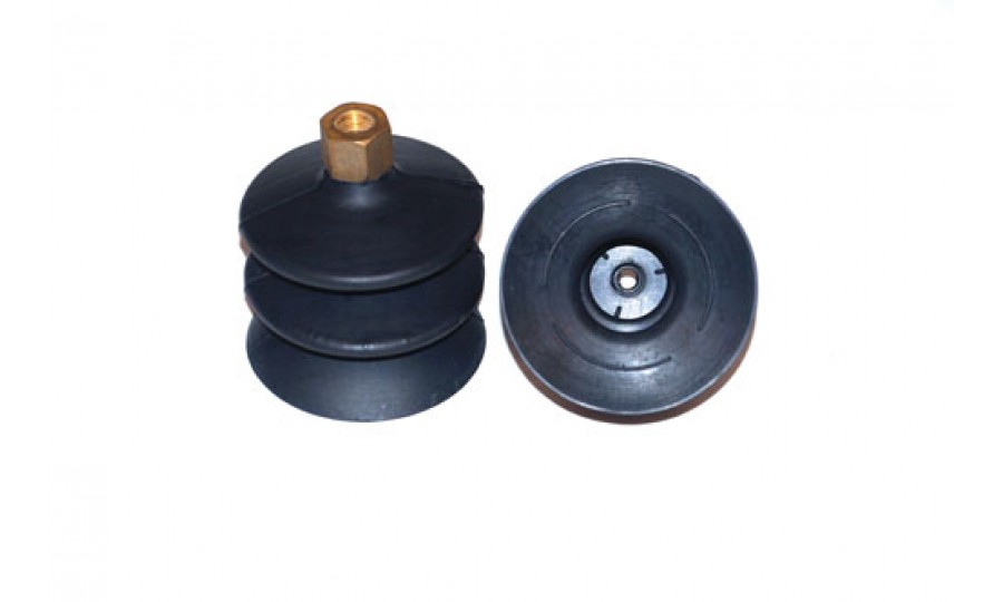 85mm Vulcanized bellows suction cup with female thread (2.5)