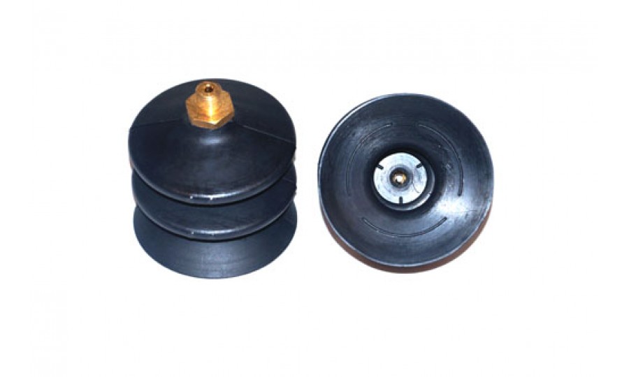 85mm Vulcanized bellows suction cup with male thread (2.5)